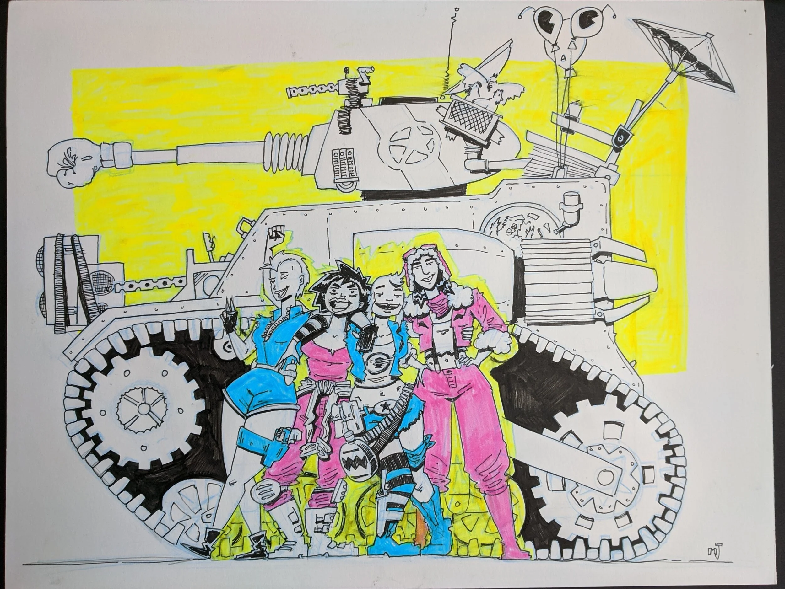 Tank Girl-Drawing