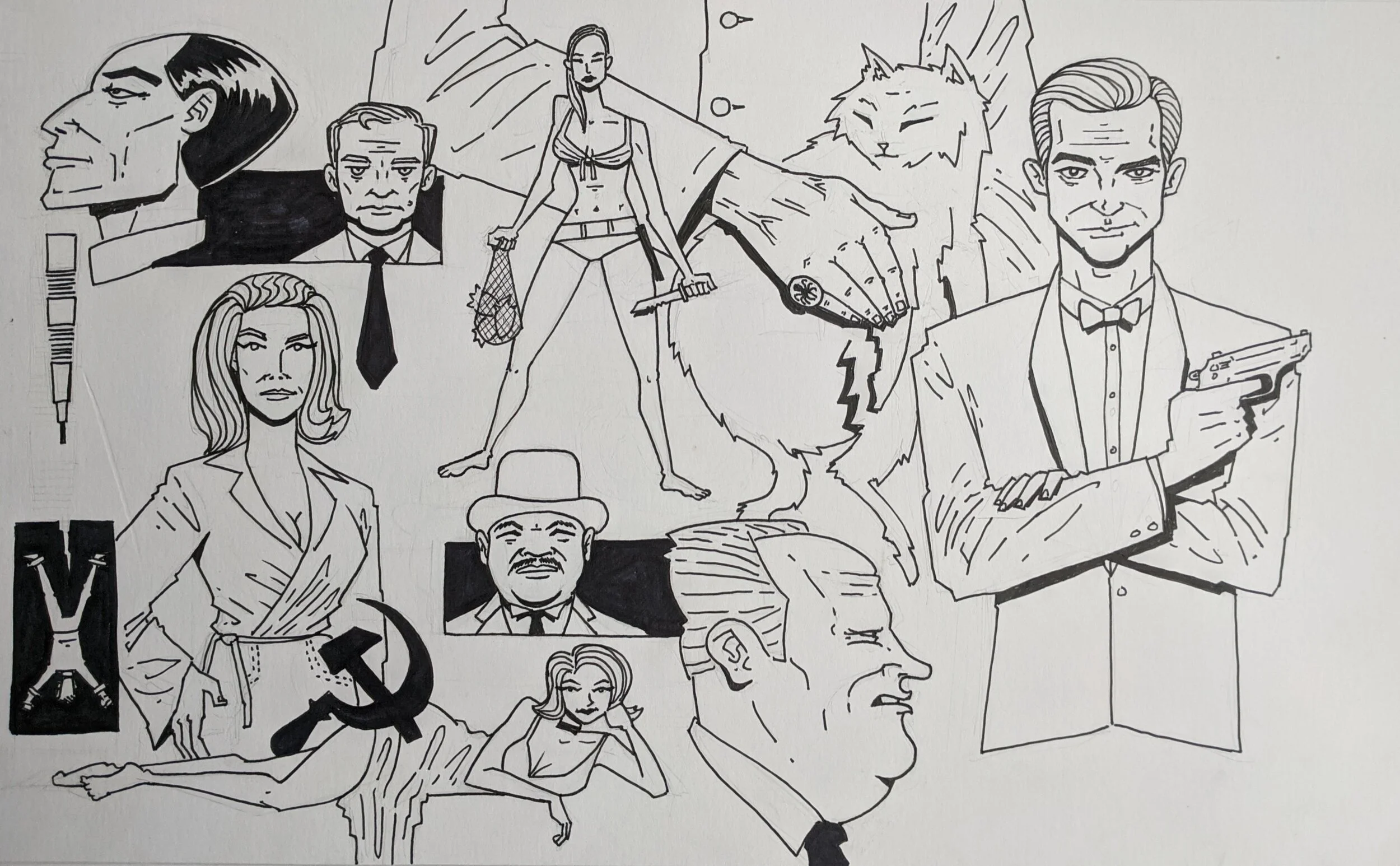 James Bond- Drawing