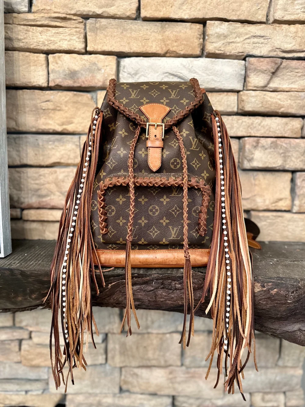 Boho purse online backpack