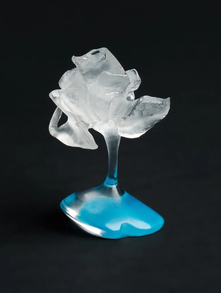 Melt Ring, 2015 Carved acrylic, resin Image by Grace Laemmler