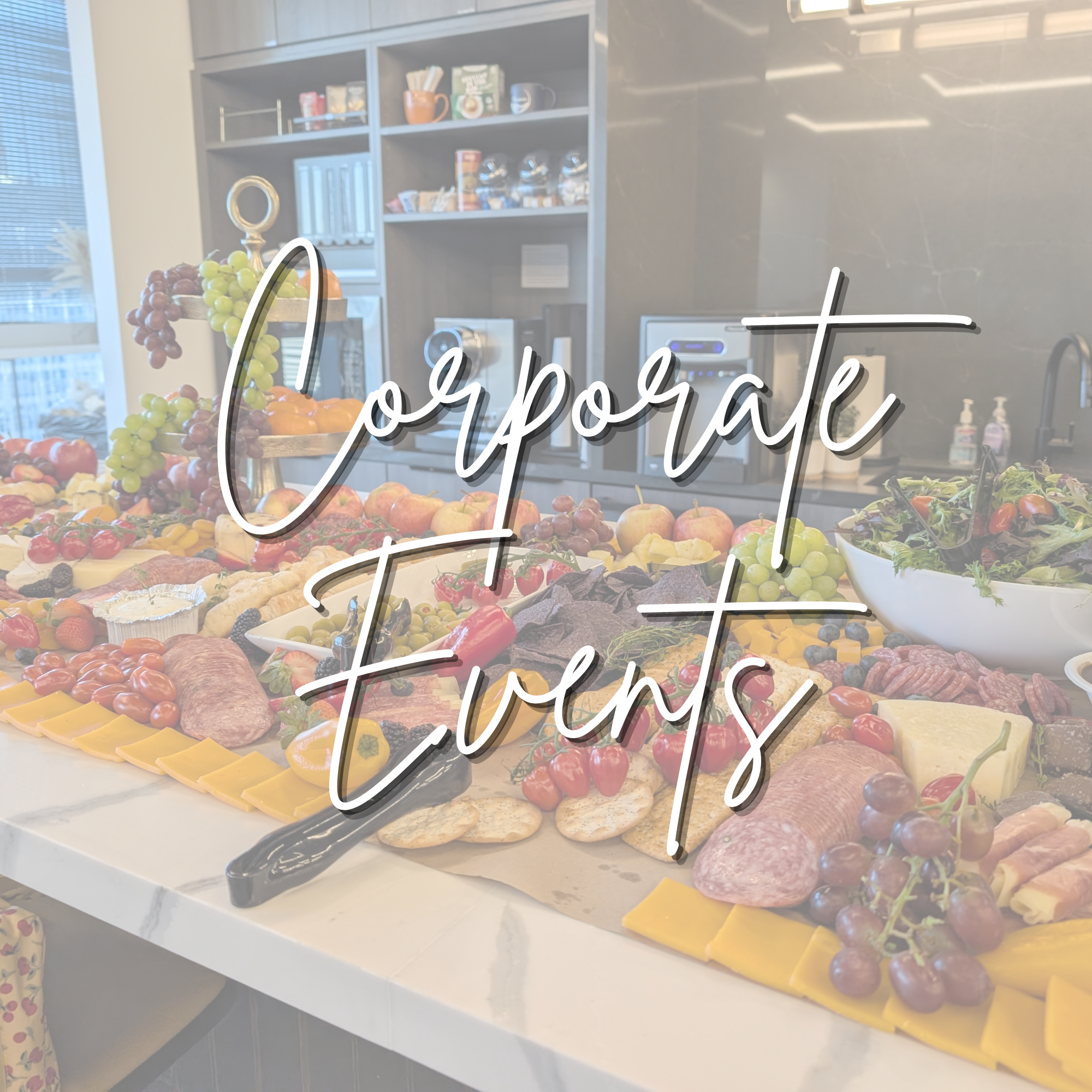 Charcuterie spread prepared for a private Chicago event