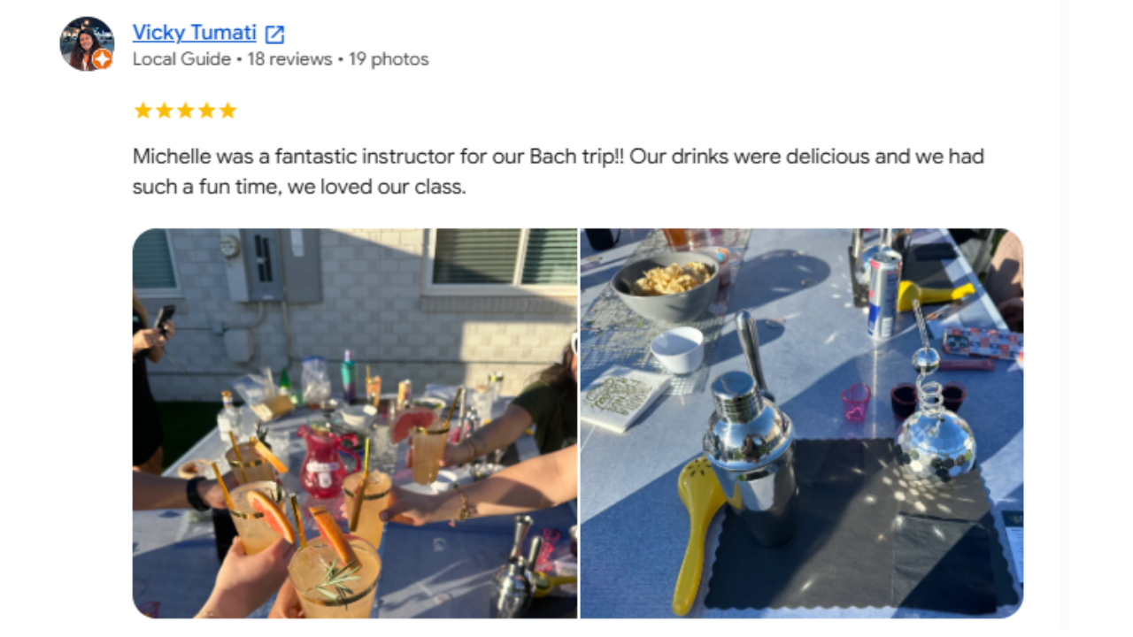 Five-star review from a Scottsdale BarBees guest