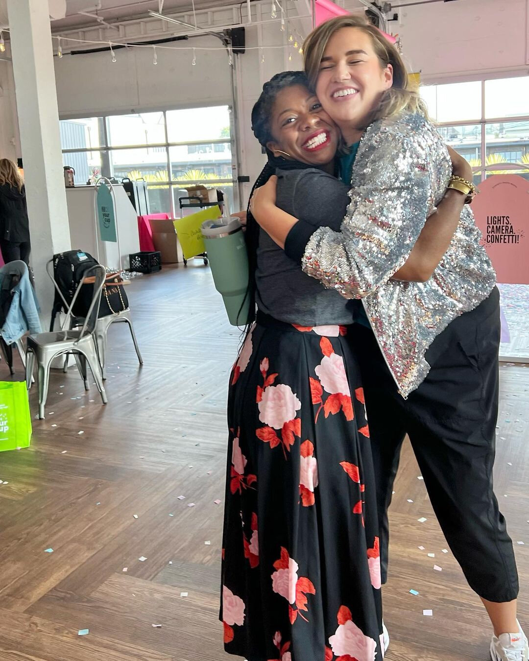 I couldn't love this woman MORE!! Her light, her energy, her infectious giggles and intentional presence. She lit up the room! Thank you for sharing your wisdom and being so willing to set all plans aside and get vulnerable with these women. You are 