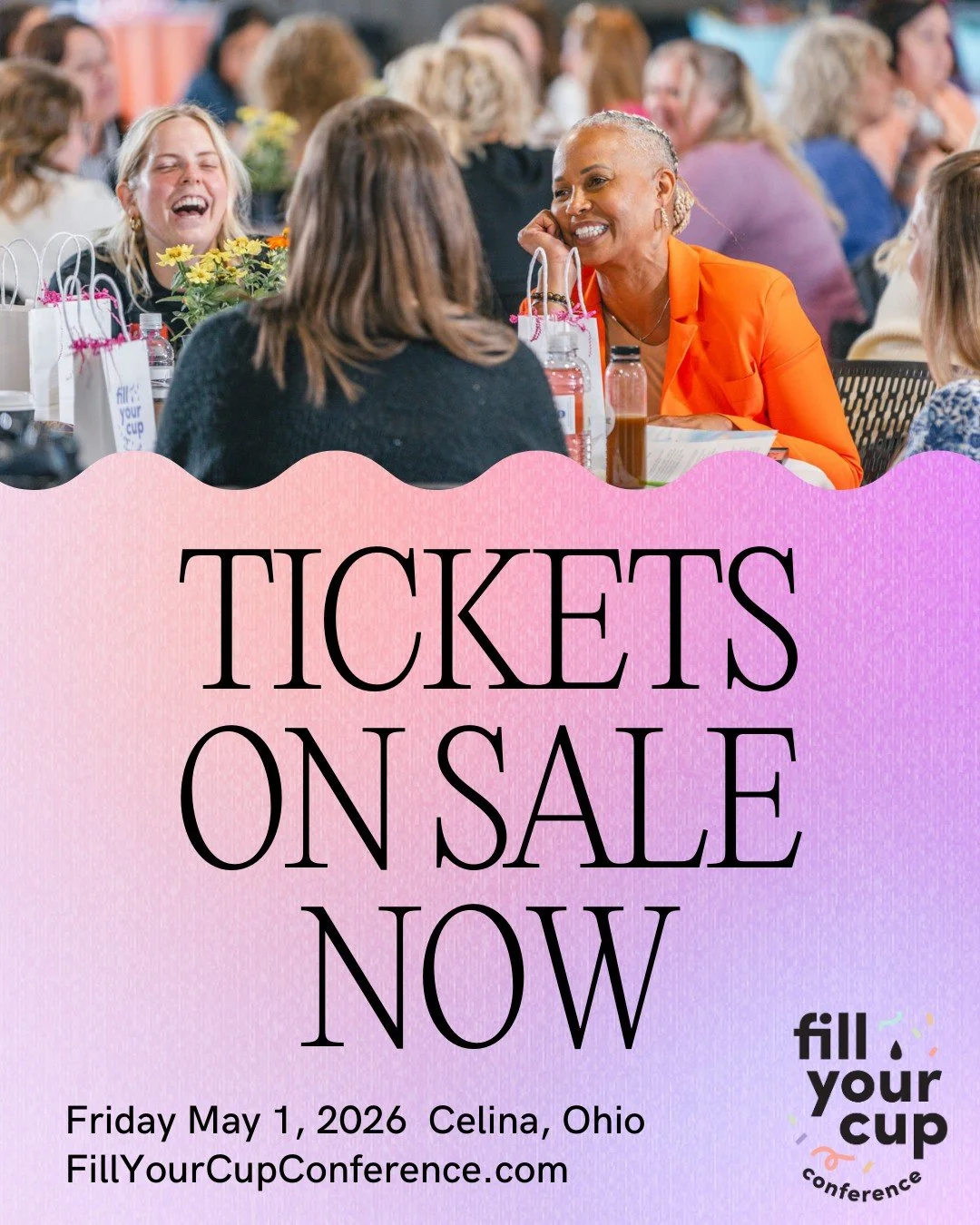 ✨ Tickets are officially on sale! ✨

Fill Your Cup Conference is a one-day gathering for women who are ready to pause, connect, and refill alongside others who truly get it. This is a space for honest conversation, encouragement, laughter, and leavin