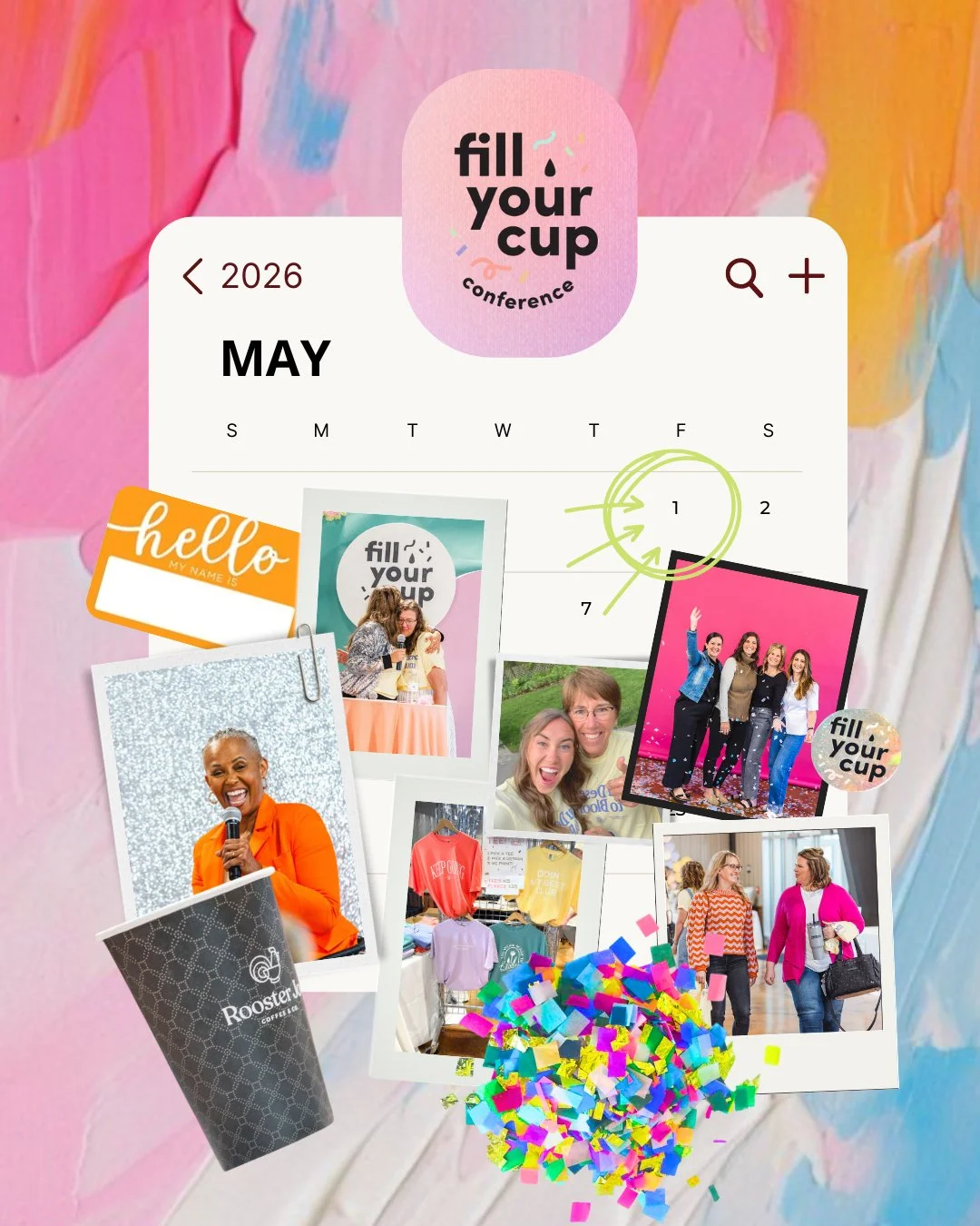 You just have to come.

We&rsquo;ll bring the vibes. ✨

The confetti.
The coffee.
The conversations.
The energy in the room you can&rsquo;t quite explain but definitely feel.

All you have to do is show up.

Grab your ticket and come sit with us. 💛