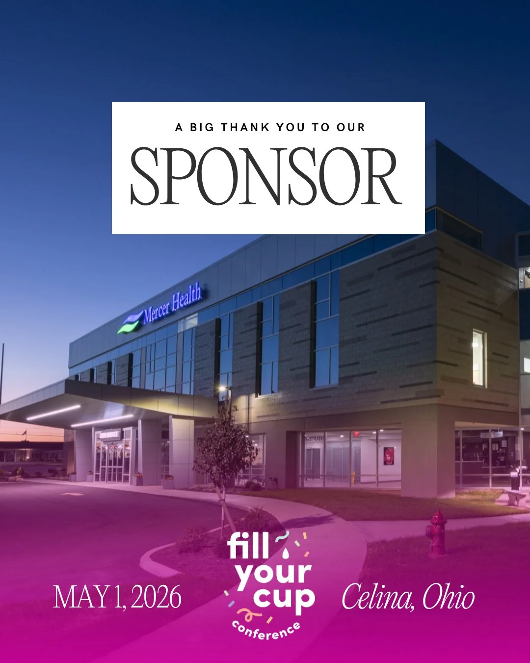 🎉 Sponsor Spotlight 🎉 Mercer Health has been recognized as one of the Top 20 rural and community hospitals in the entire United States&mdash;out of over 800! 🌟 They&rsquo;re the only hospital in Ohio to make the list!

Join us on May 1st at the Fi