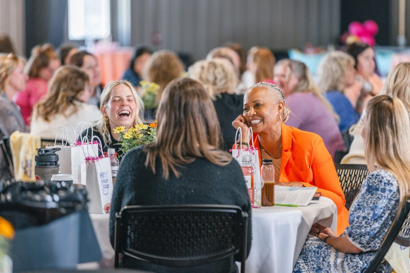 At Fill Your Cup, we believe in celebration, connection, and supporting each other. These values are woven throughout our entire day together.

When was the last time you celebrated yourself? Reflect on how far you&rsquo;ve come&mdash;let&rsquo;s tos