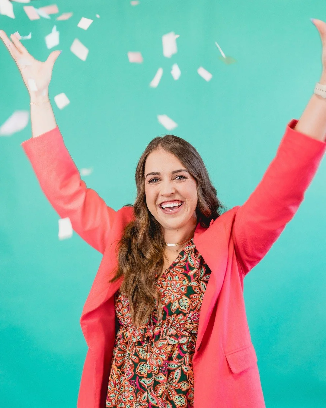 Confetti headshots are officially part of the Fill Your Cup magic. 🎉

Take one solo and channel main-character energy.
Grab a new friend you met that morning.
Round up your table for a photo you&rsquo;ll laugh about later.
Take multiple. Be playful.