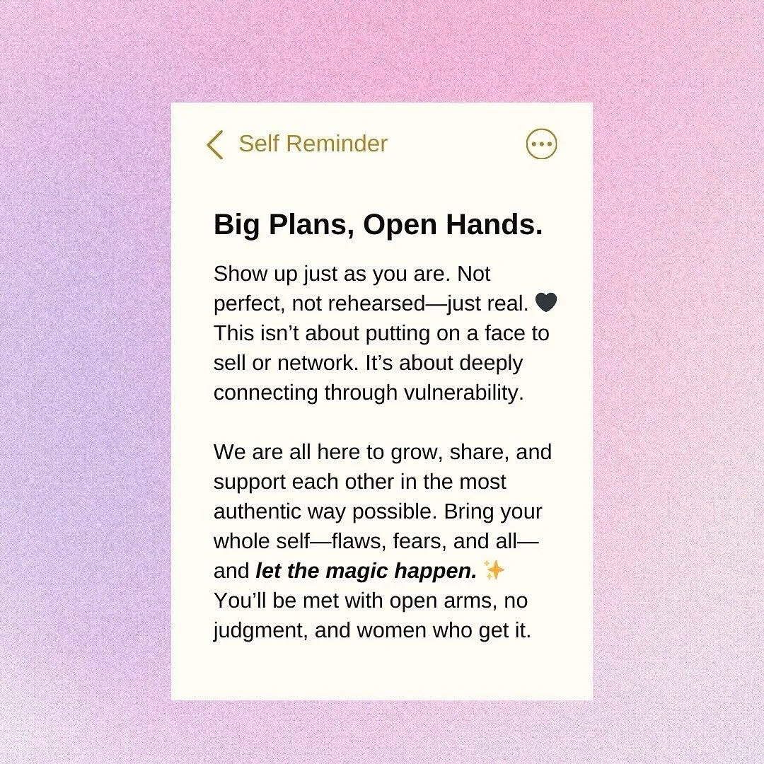 Fill Your Cup is THIS Friday and our request to those of you who are attending is to&hellip;

Show up and prepare your heart to receive.

Watch the magic that happens when you step into a new experience with an open mind and heart 💖🤗