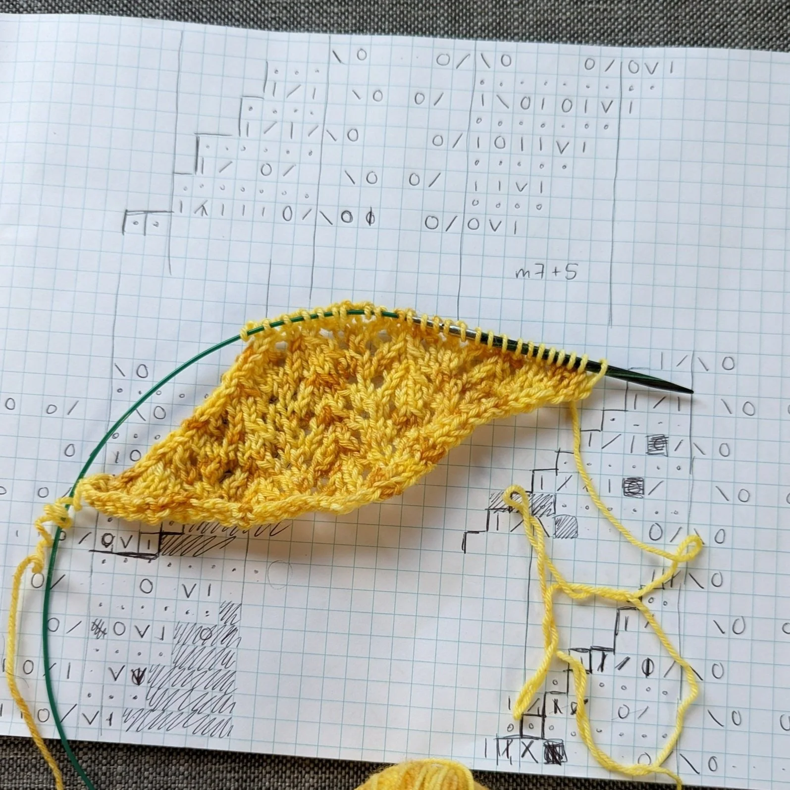 Untangling lace on the bias