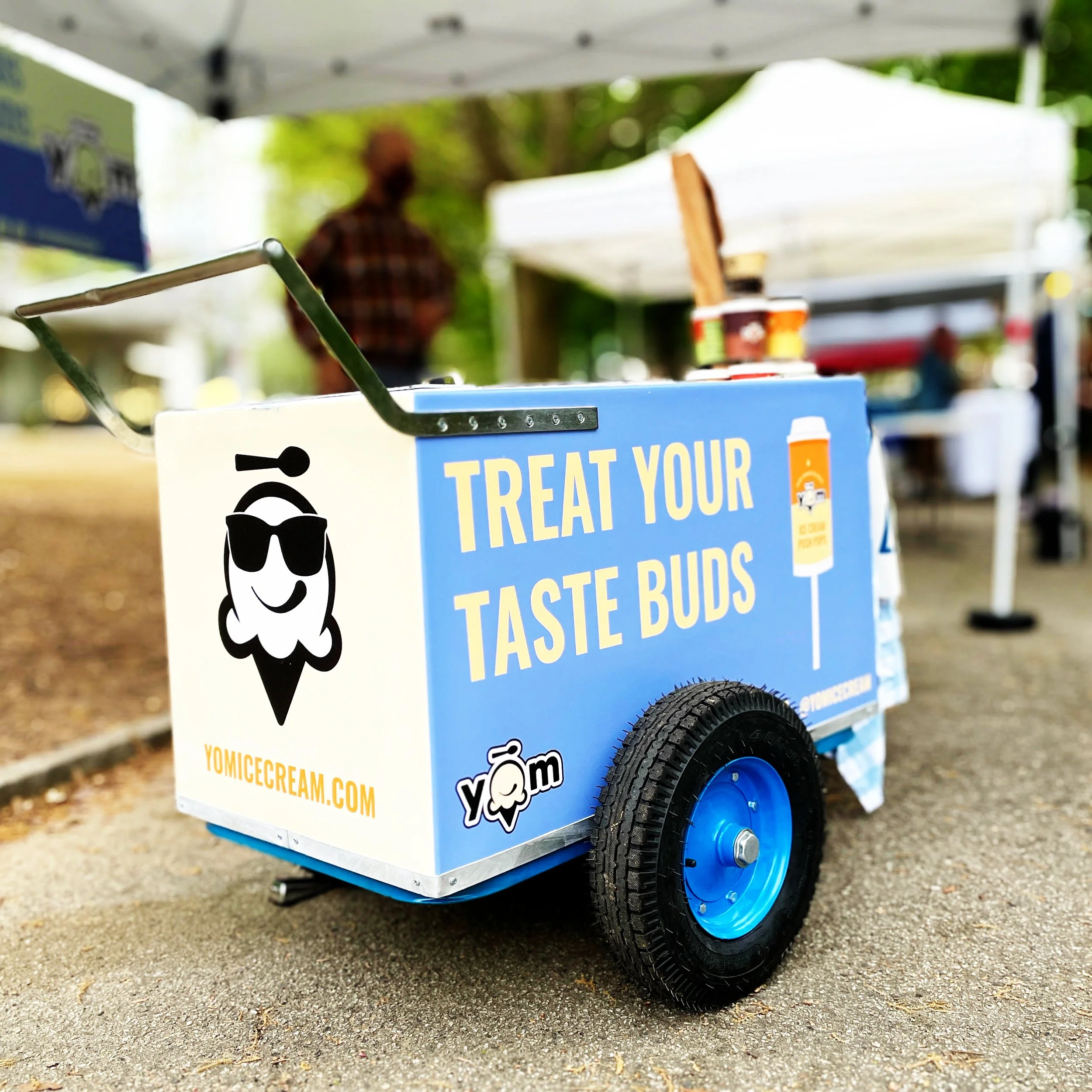 YOM Ice Cream event cart
