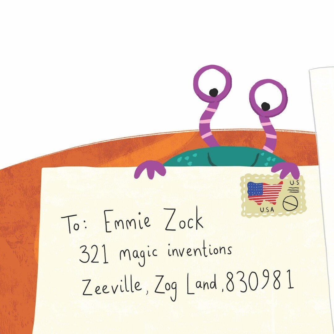 Even Emmie likes getting letters in the mail. Your little ones will meet Emmie and so many other letter-writers in Grandma's Letter Exchange, our upcoming picture book, written by @jacobcraa and illustrated by @angelikasillustrations, about letter-wr