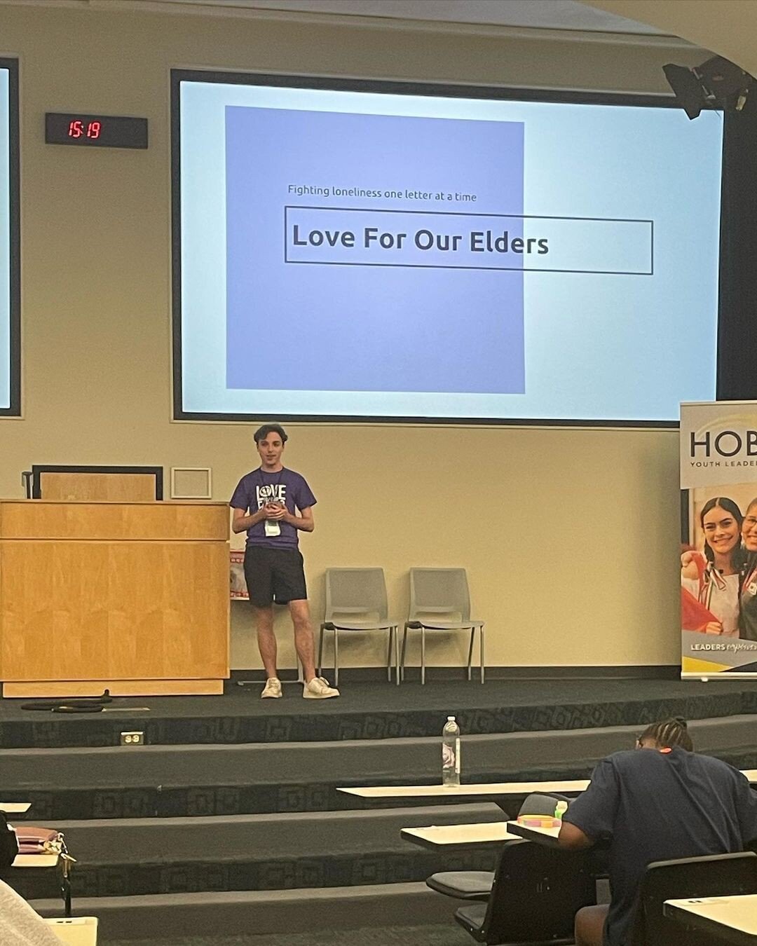 Our first in-person event since the pandemic and we couldn't be happier 🥲💕 Our founder Jacob went to Austin, Texas last weekend to talk about community service with rising juniors at @hobytxca. We're so grateful to have met this OUTSTANDING communi