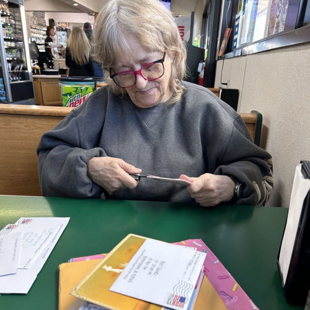 Rose, a March letter recipient, has been reading her letters for a month now, at home, out to eat, and savoring every one. Here's a special note from Rose's granddaughter: &quot;Rose was so tickled! I never and I mean never seen her eyes twinkling wi