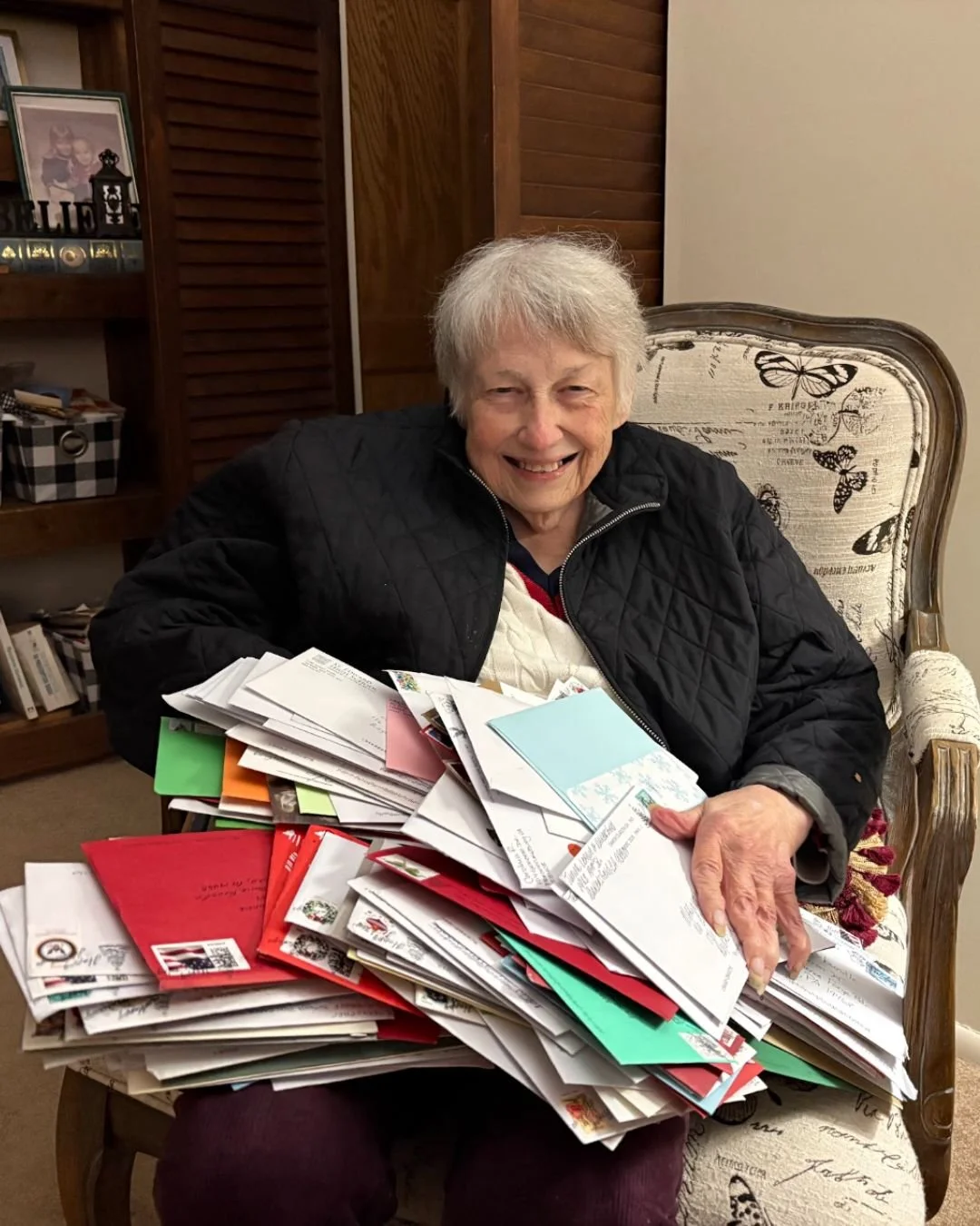 Mariann has been shaking a lot lately and gets fewer visits when her family&rsquo;s schedules are full. Her granddaughter shared her story with us &mdash; Mariann was a floral designer for years, lives in Royersford, PA, and has always dreamed of tra