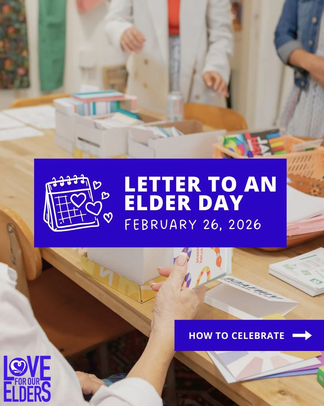 On Thursday, the most special celebration is here&mdash; and it's not what you're thinking. It's Letter to an Elder Day, a celebration dedicated to writing to older adults. Our founder Jacob started this as a teen in 2020, and it's since gone global.
