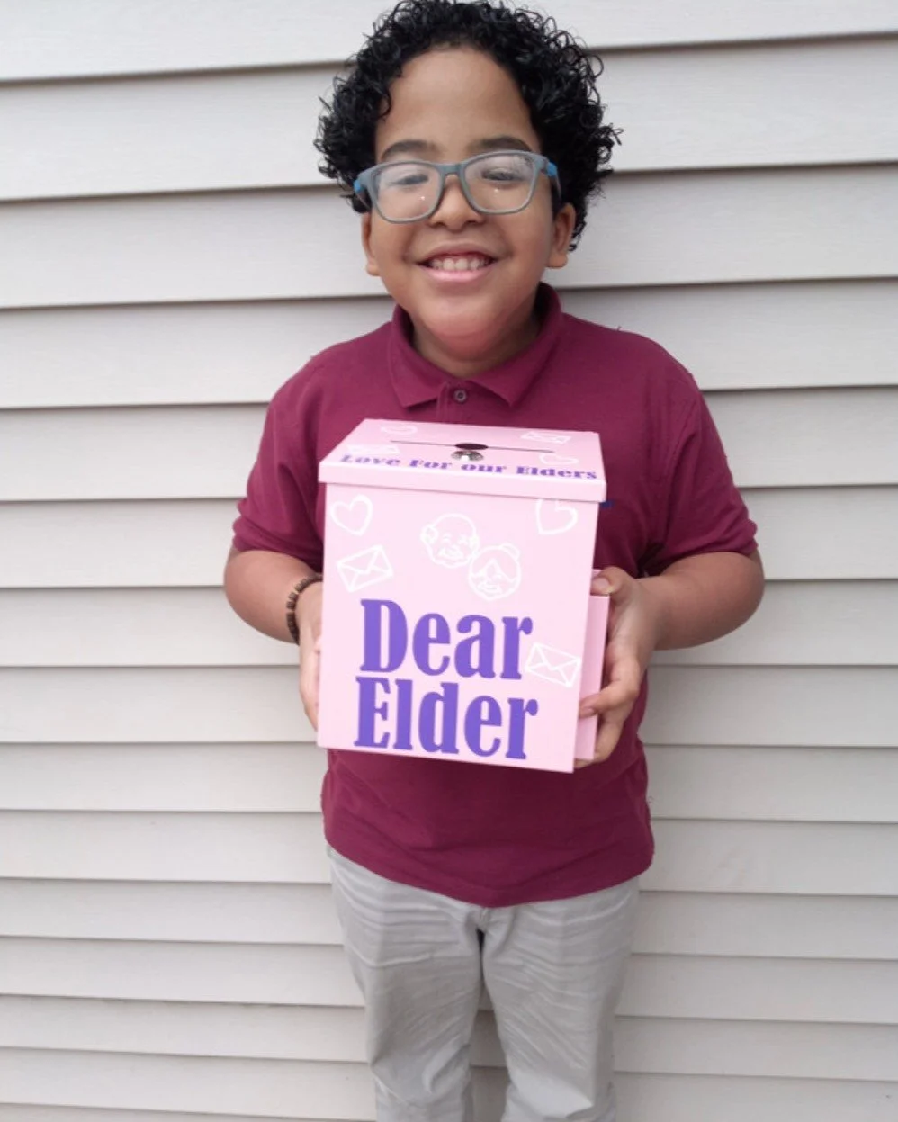 Jeremy loves to write letters, and he&rsquo;s got his whole school on board! We sent him this &ldquo;Dear Elder&rdquo; mailbox to decorate and put inside his school in Utica, NY&mdash; we can&rsquo;t wait to hear about all the letters he collects! Le