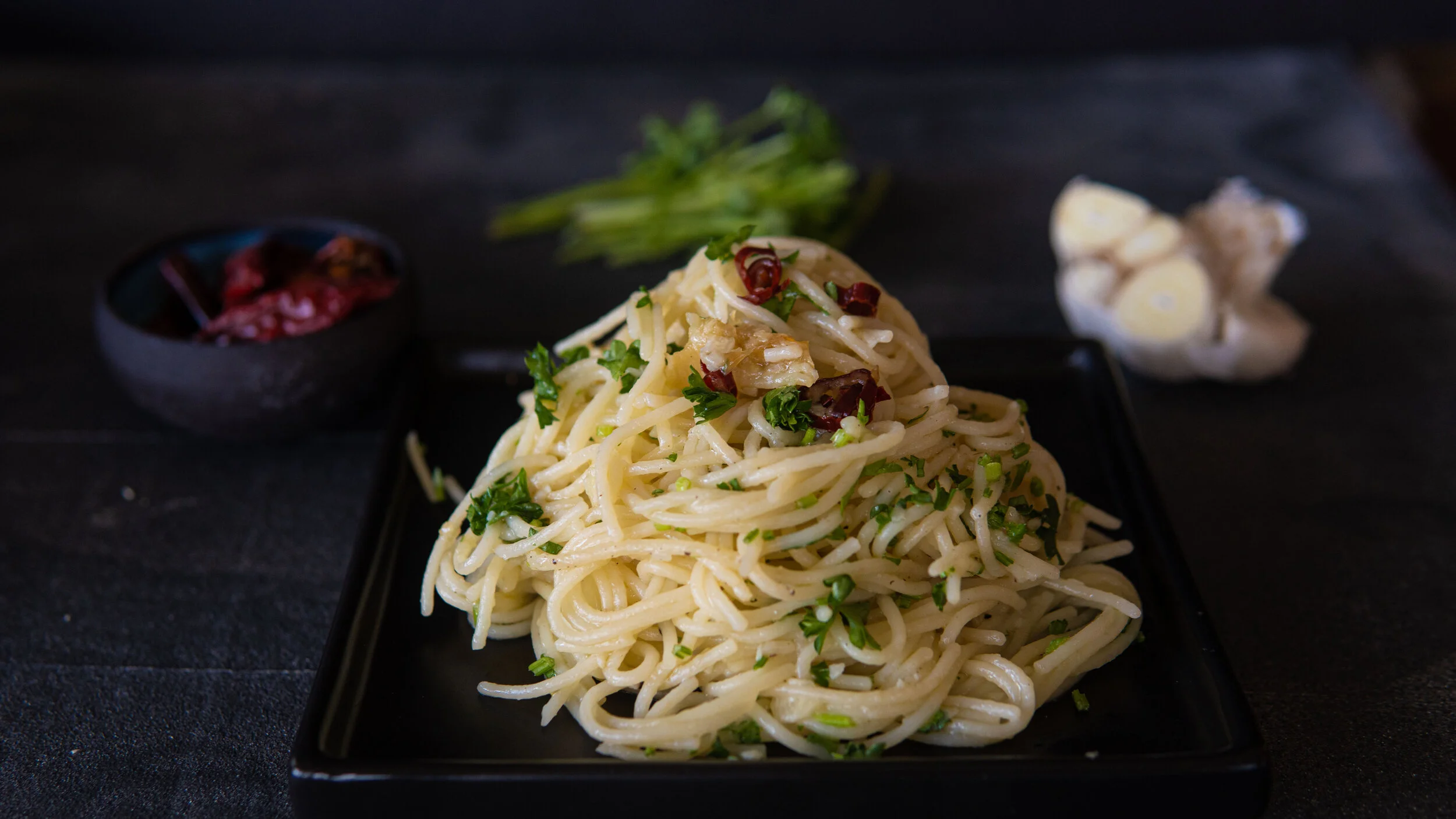 SPAGHETTI AGLIO E OLIO, but better.