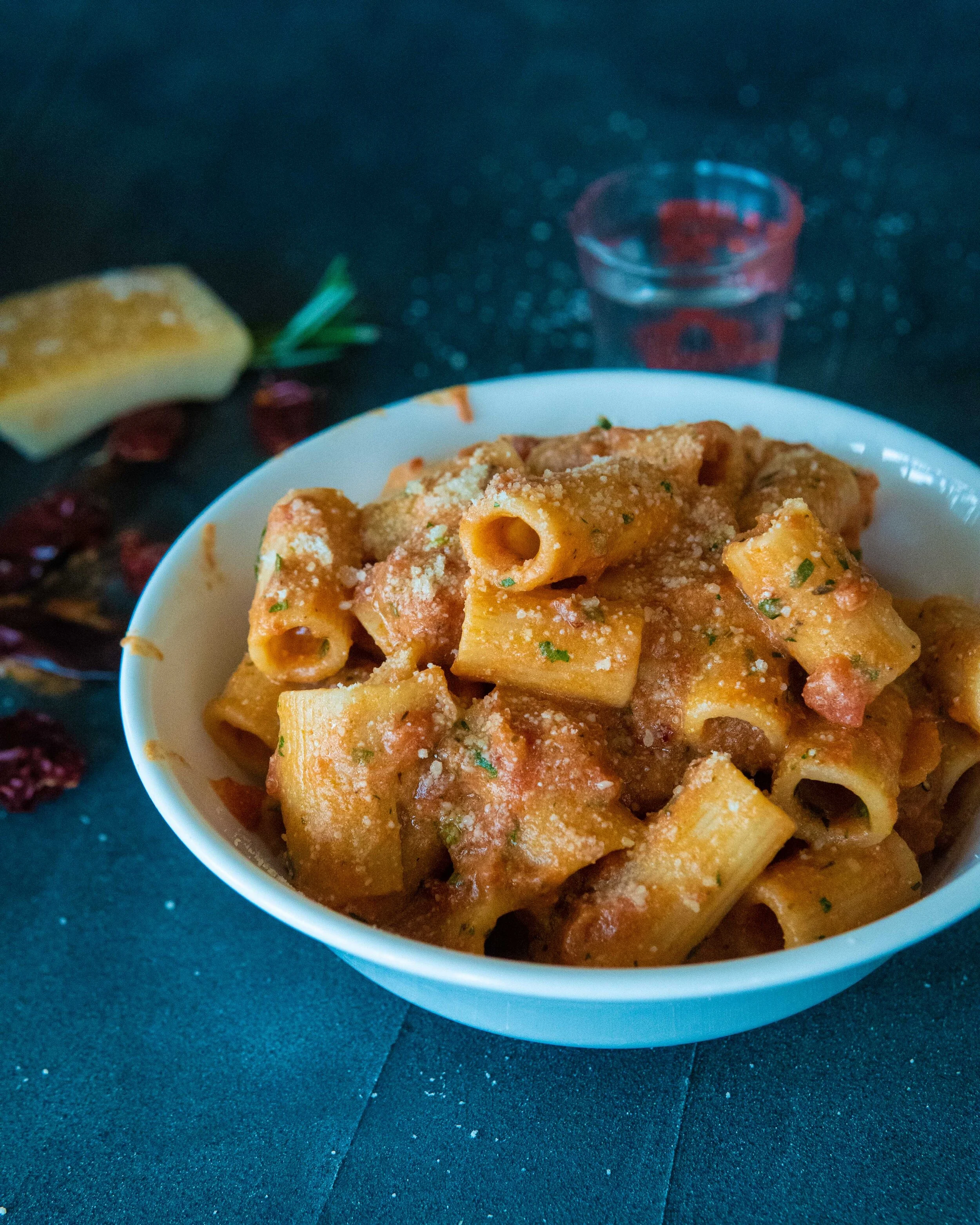 Pasta with Vodka Sauce, simplified