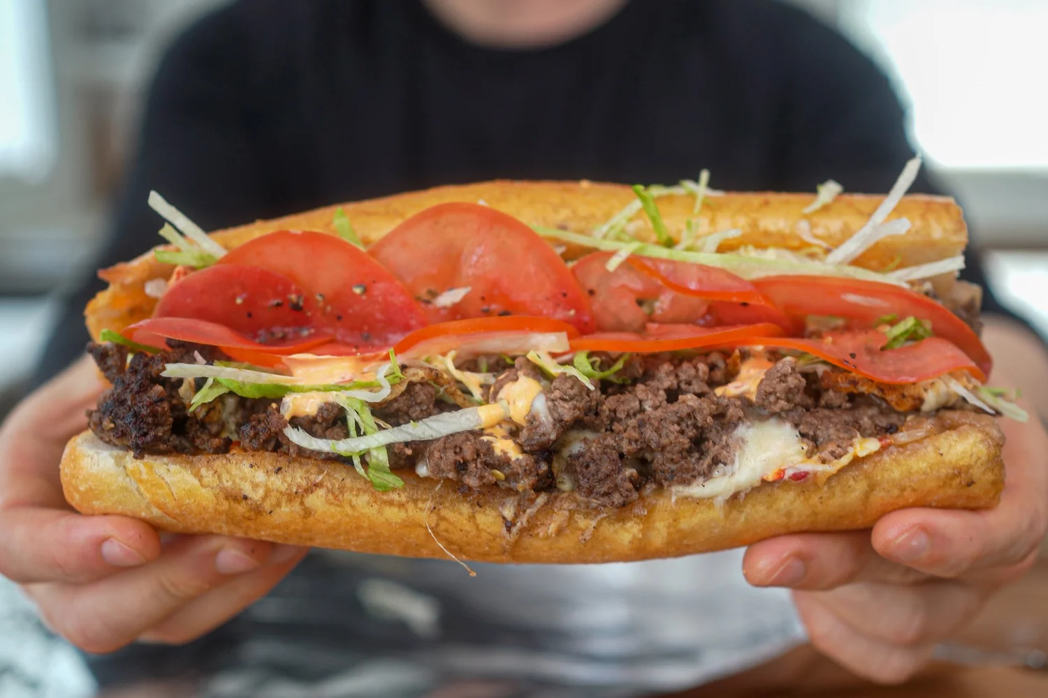 Italian Chopped Cheese Sandwich w/ Calabrian Mayo — Ethan