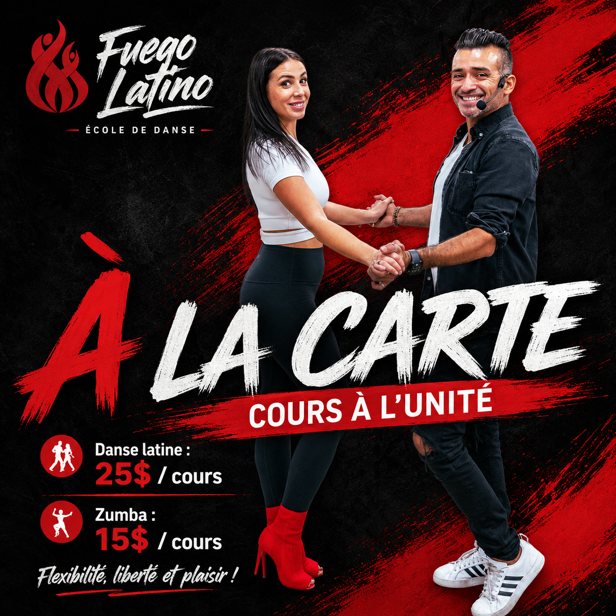Cours à la carte – Danse latine