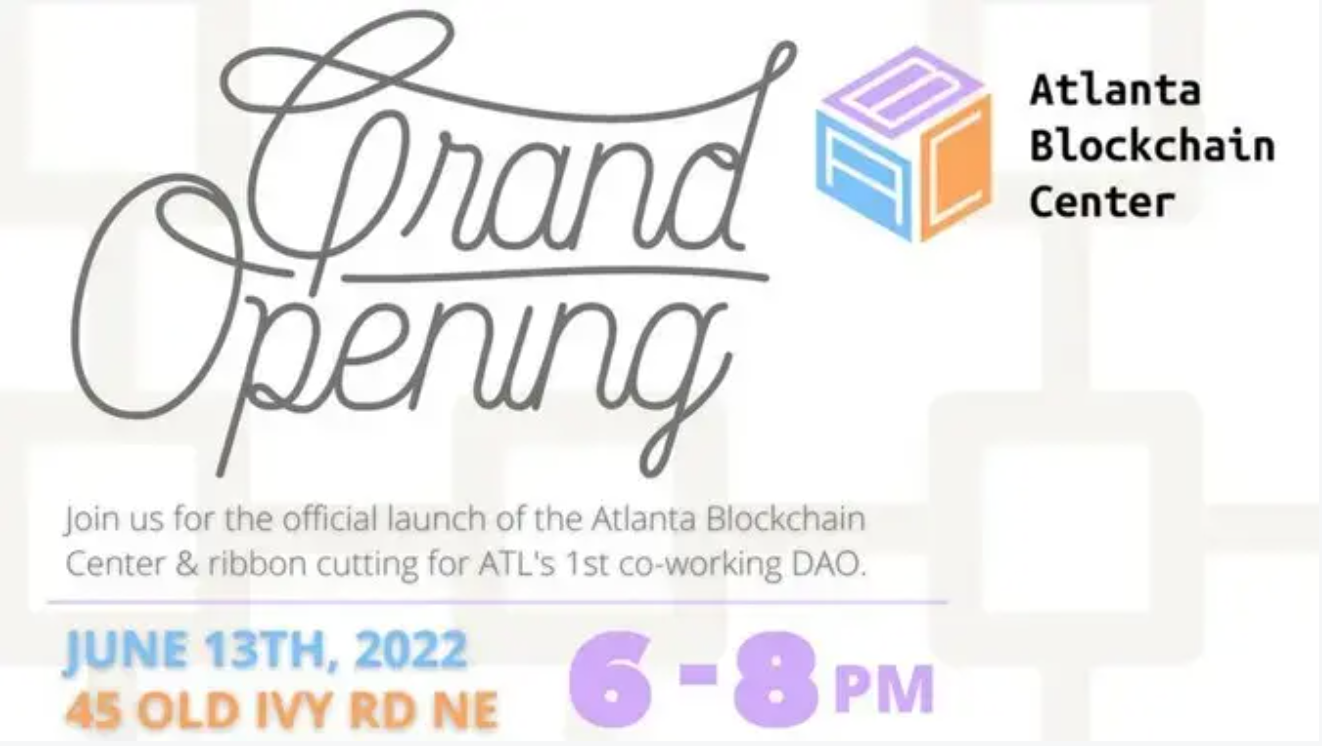 Atlanta Blockchain Center Ribbon Cutting Ceremony