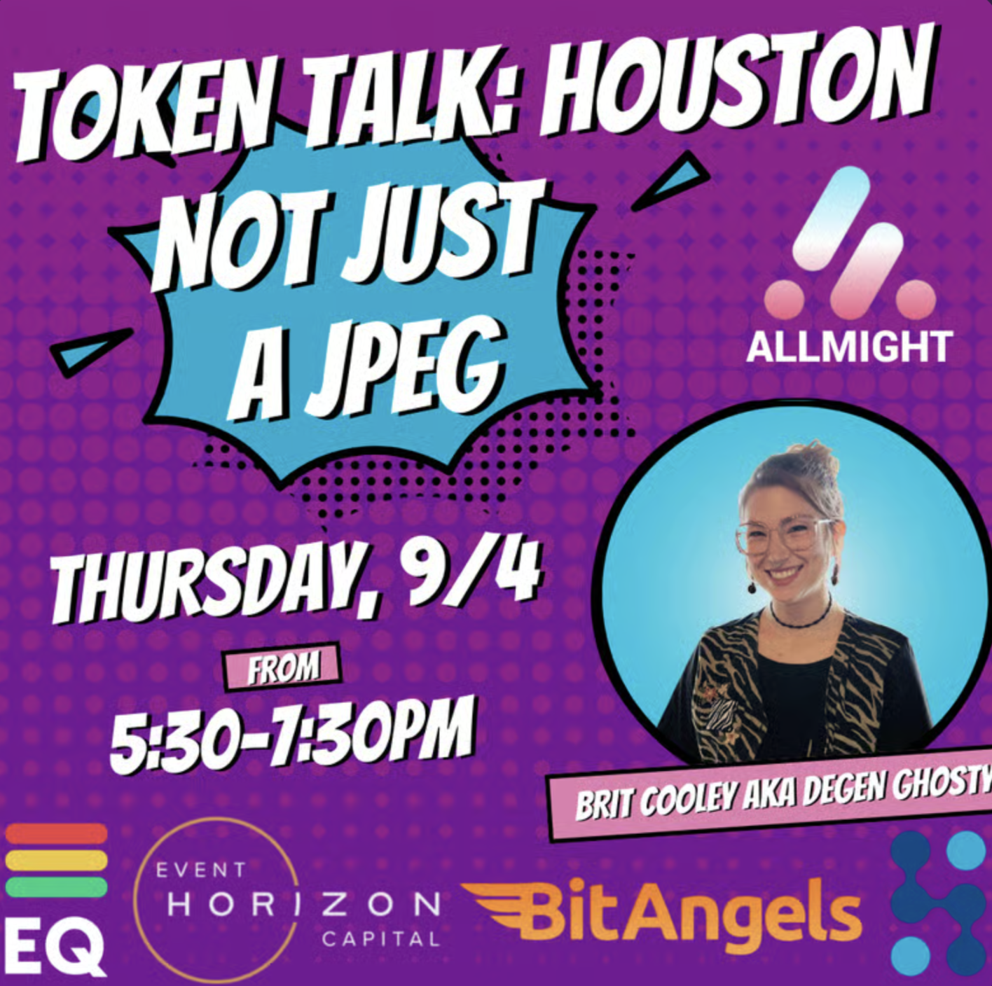 Token Talk: Houston Not Just a JPEG