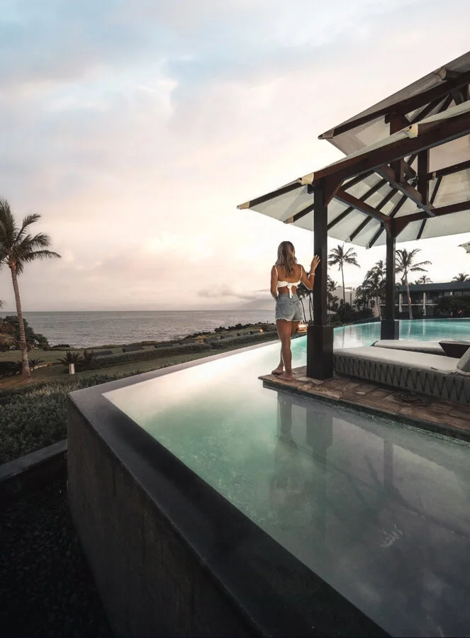 Original image used to create the double moon luxury villa matte painting