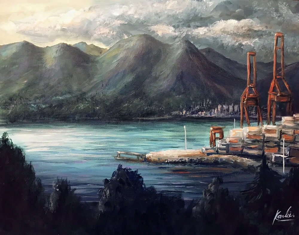 Gastown Views: acrylic paint on canvas