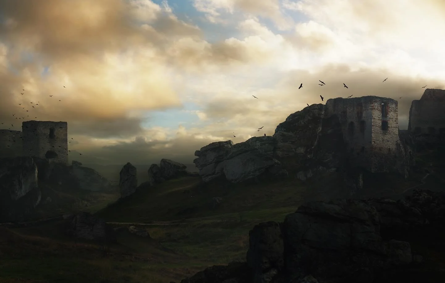 This month has been busy with family/ home / personal stuff so I took an hour this past week to create this concept as a workout. Needed to use the stylus and paint some edges, use the curves again, etc. So many things I&rsquo;d adjust and finesse if