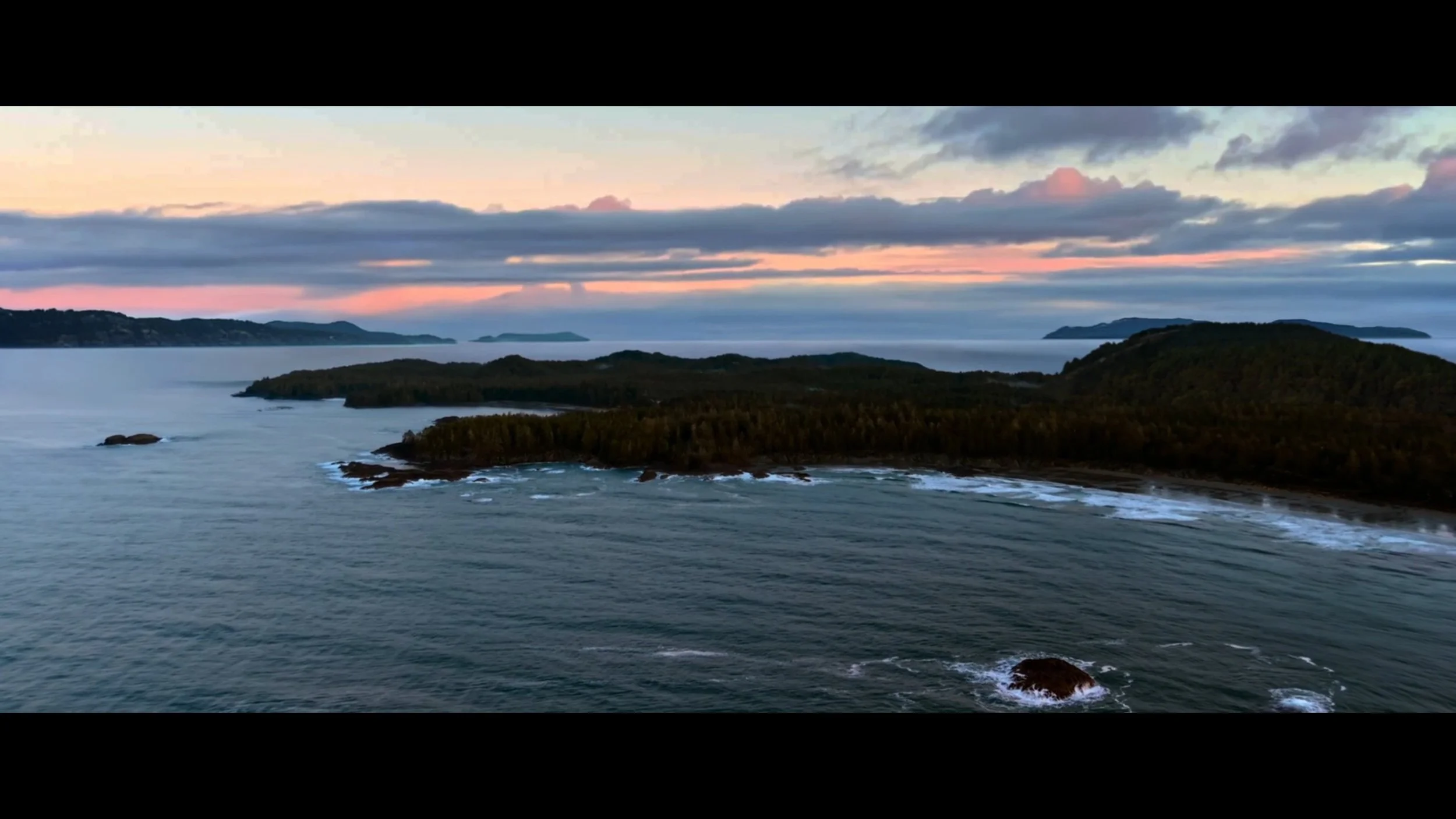  I did plate cleanup on this shot to remove signs of human life, as well as changing the shape of the island and the horizon. Adding in some detailing on the islands as well. 