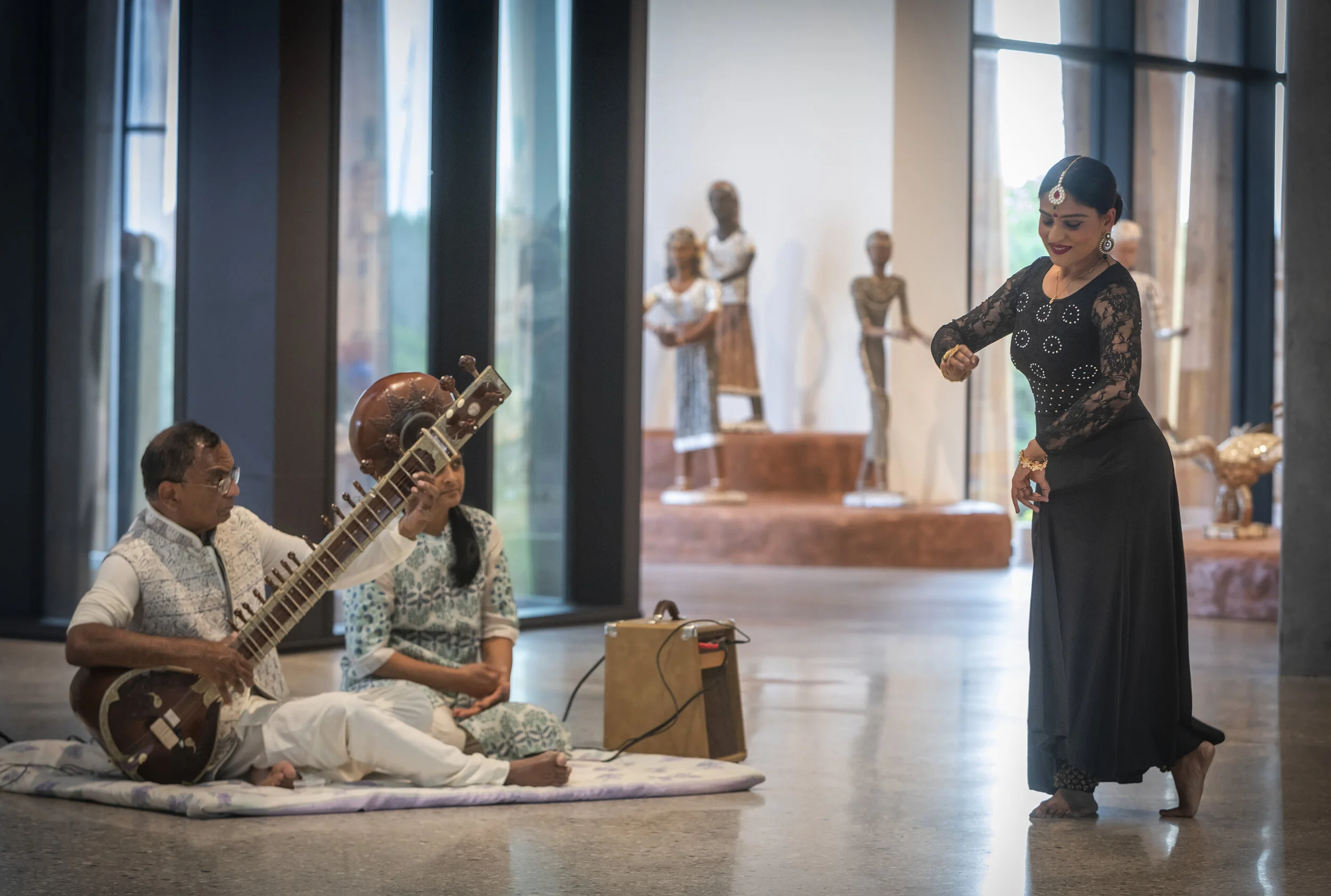 Anidita at the inauguration of the John Michael Kohler Arts center