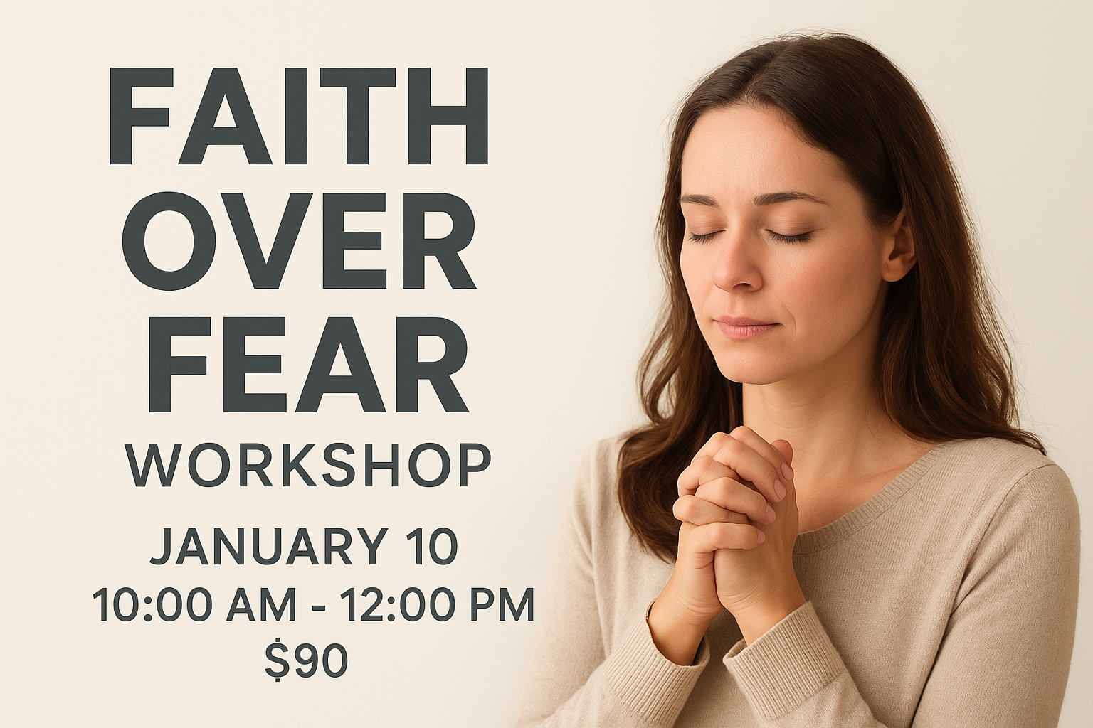 Faith Over Fear Workshop