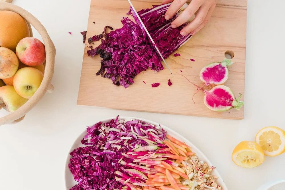 Purple Napa Cabbage Salad