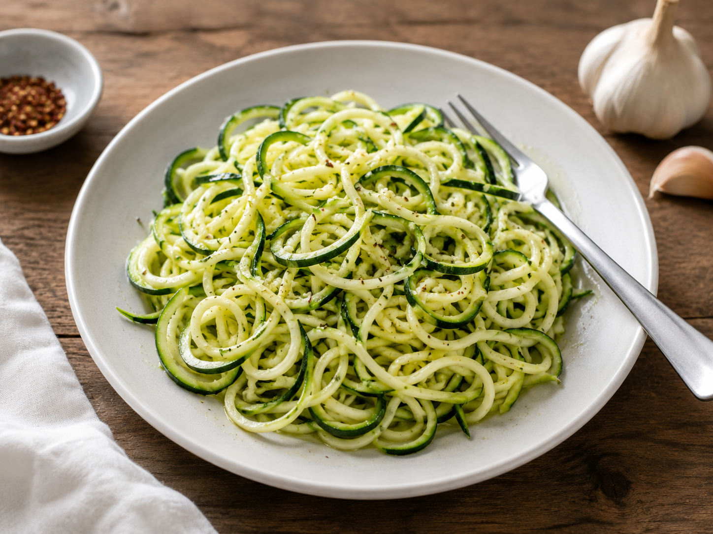 Garlic Zucchini Noodles