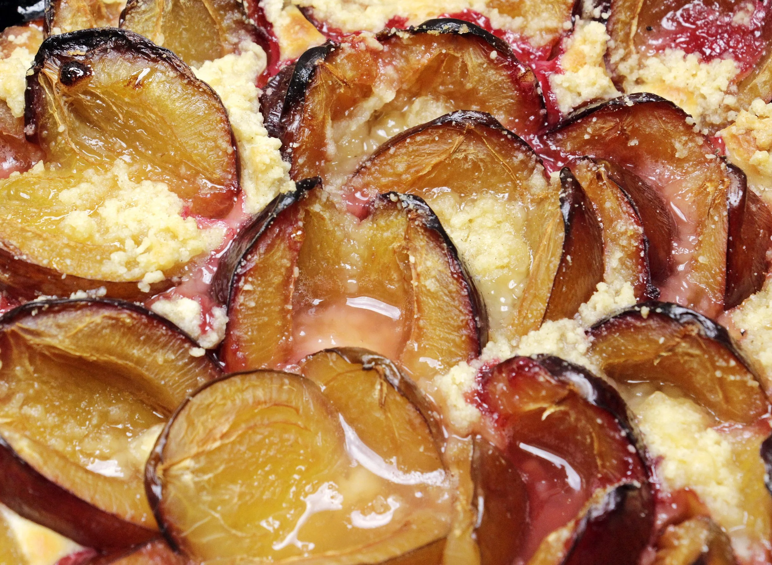 baked plums