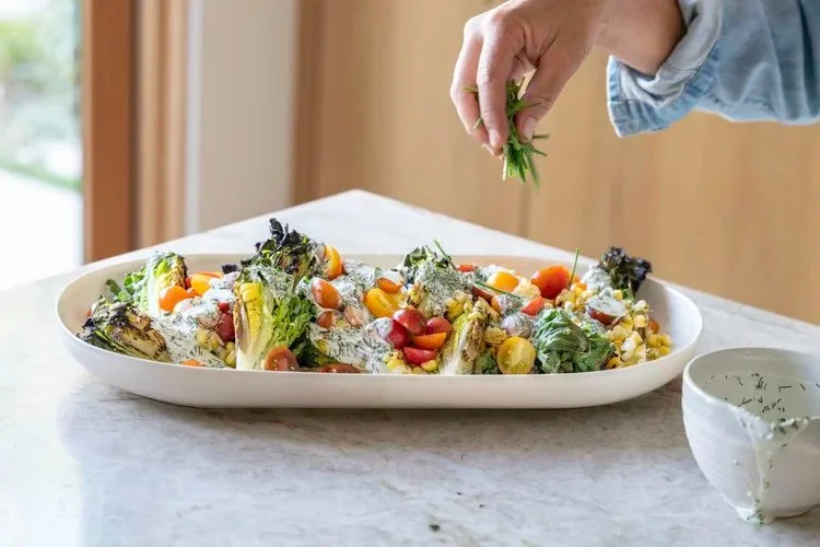 Grilled Little Gem Salad