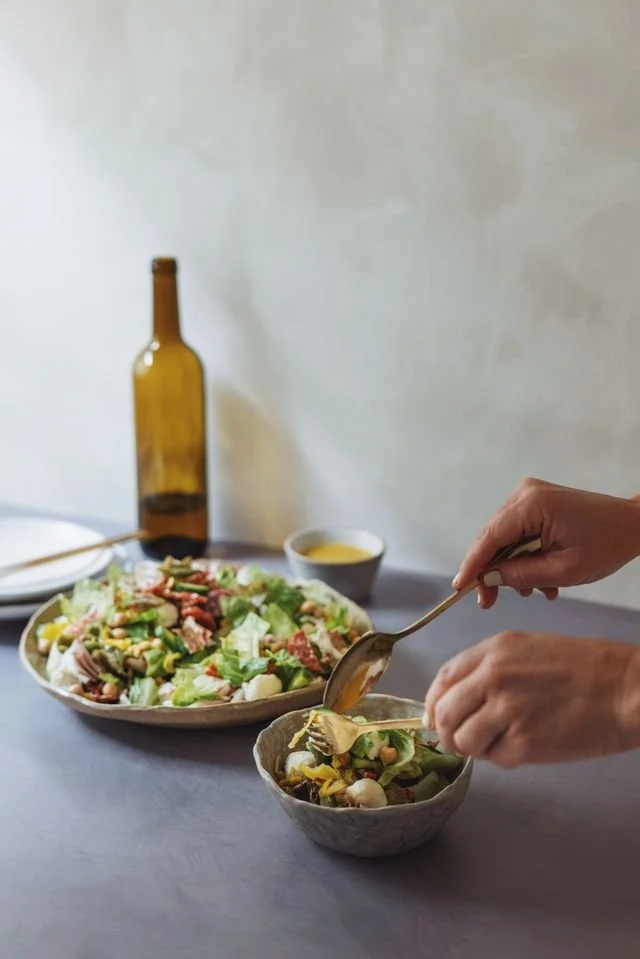 crispheart antipasto salad with italian vinaigrette