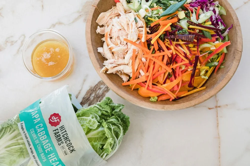 napa cabbage chopped salad