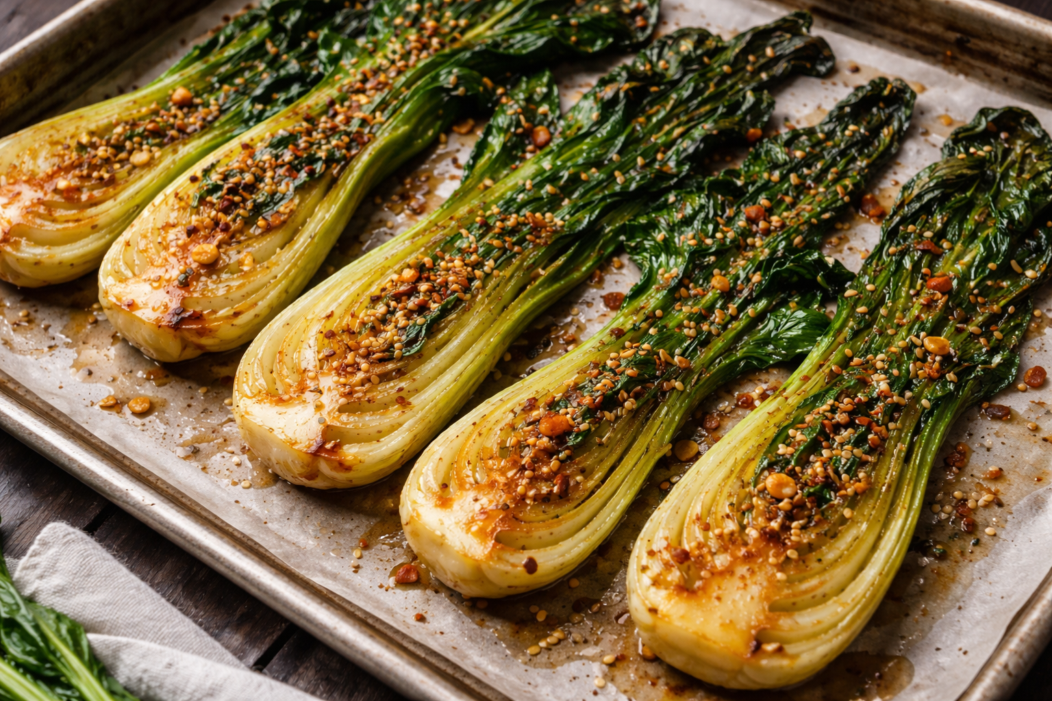 Roasted Bok Choy