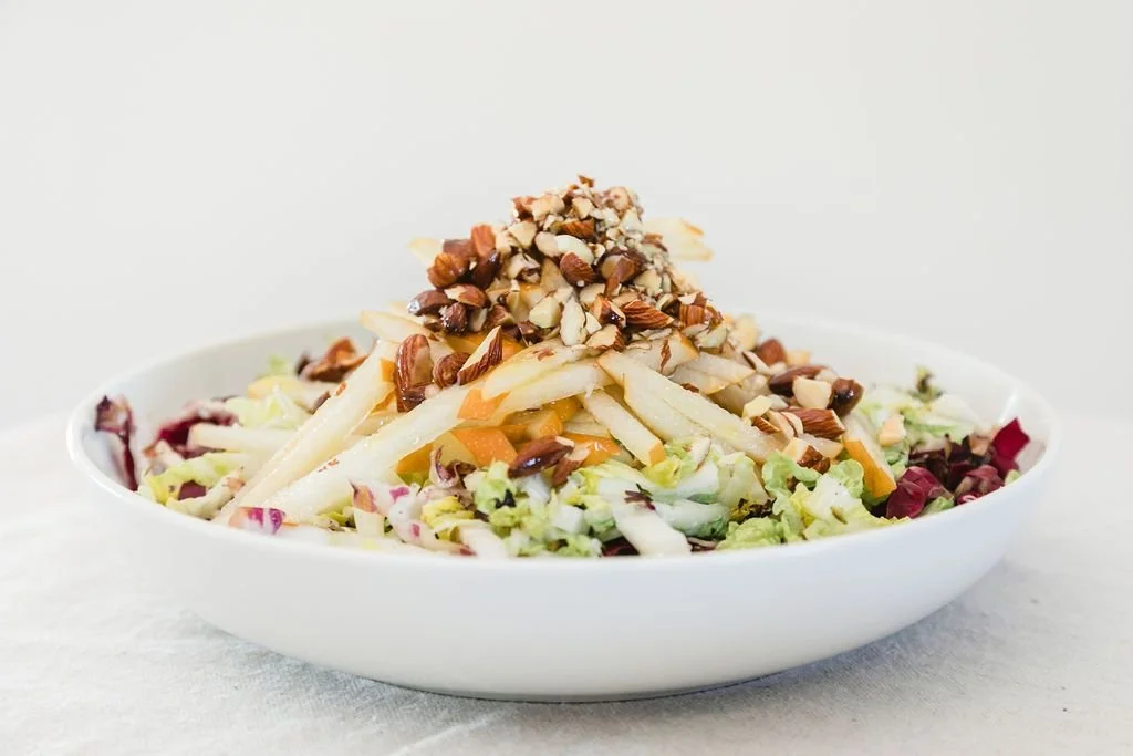grilled napa cabbage radicchio salad
