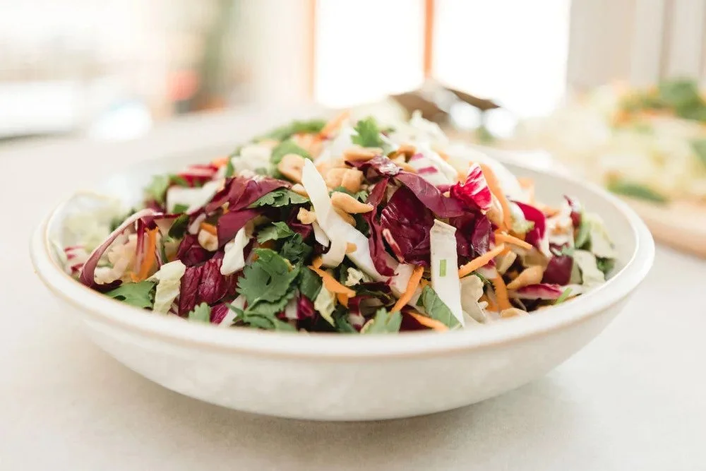Napa Cabbage & Radicchio Salad