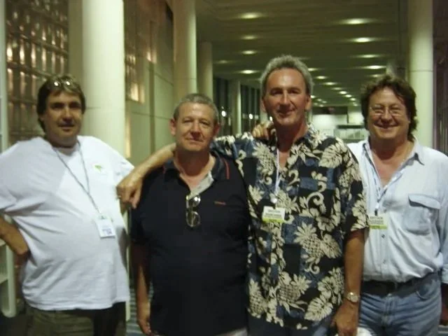 Easticks attend Entech in Sydney, early 2000s.