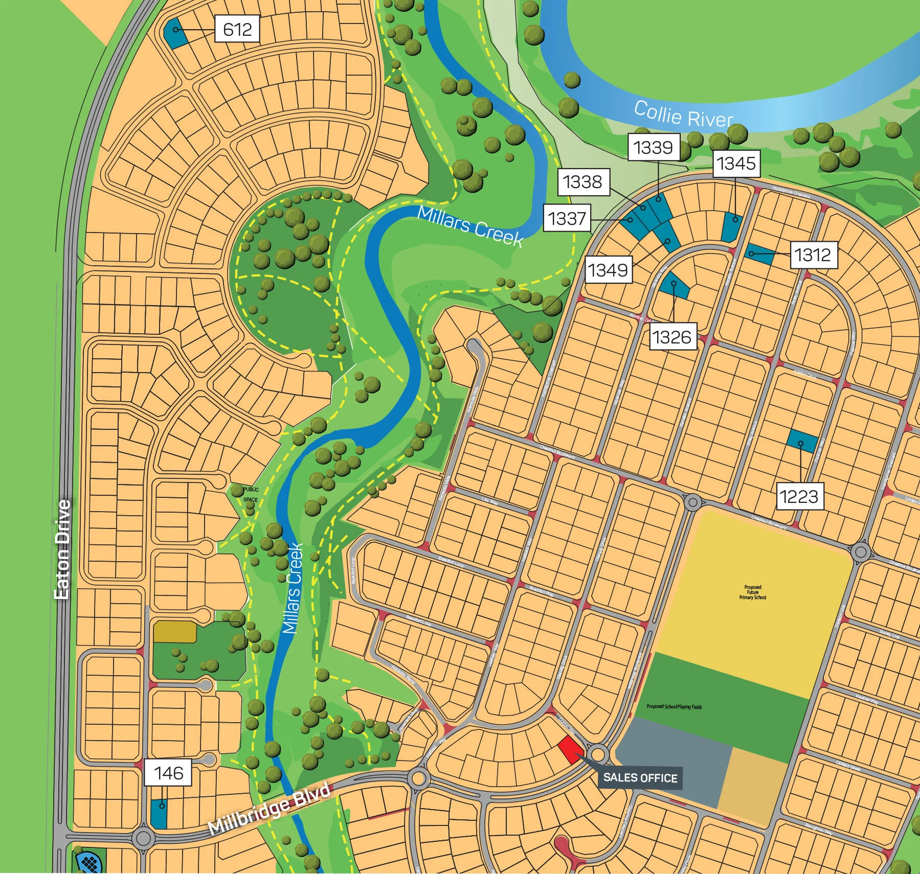 LOTS FOR SALE — MillBridge