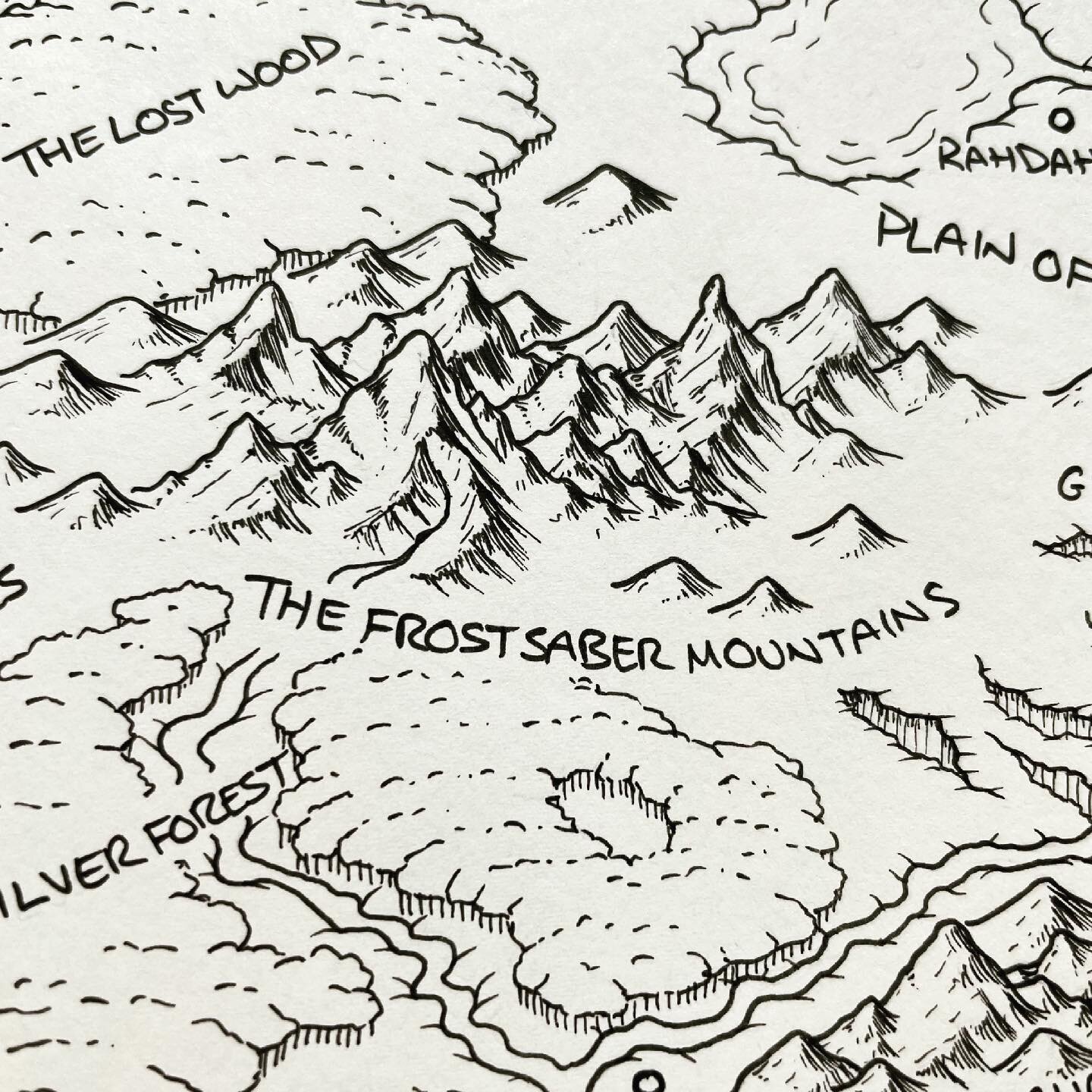 What drives you to use new styles and techniques in your art? 
Here&rsquo;s a sneak peak from an upcoming YouTube video (link in bio), you can learn how easy these mountains are in my current video. 

#famtasymap #fantasy #rpg #rpgmap #mapmaking #map