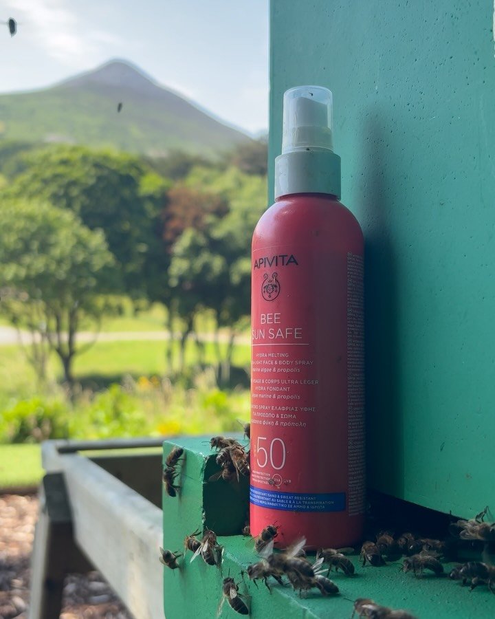 Essential piece of kit at the moment in this weather! We are delighted to partner with @apivitaireland this year. They are supporting three hives of native Irish honeybees in Wicklow. @apivitaireland is a fantastic brand that has a bee centric approa