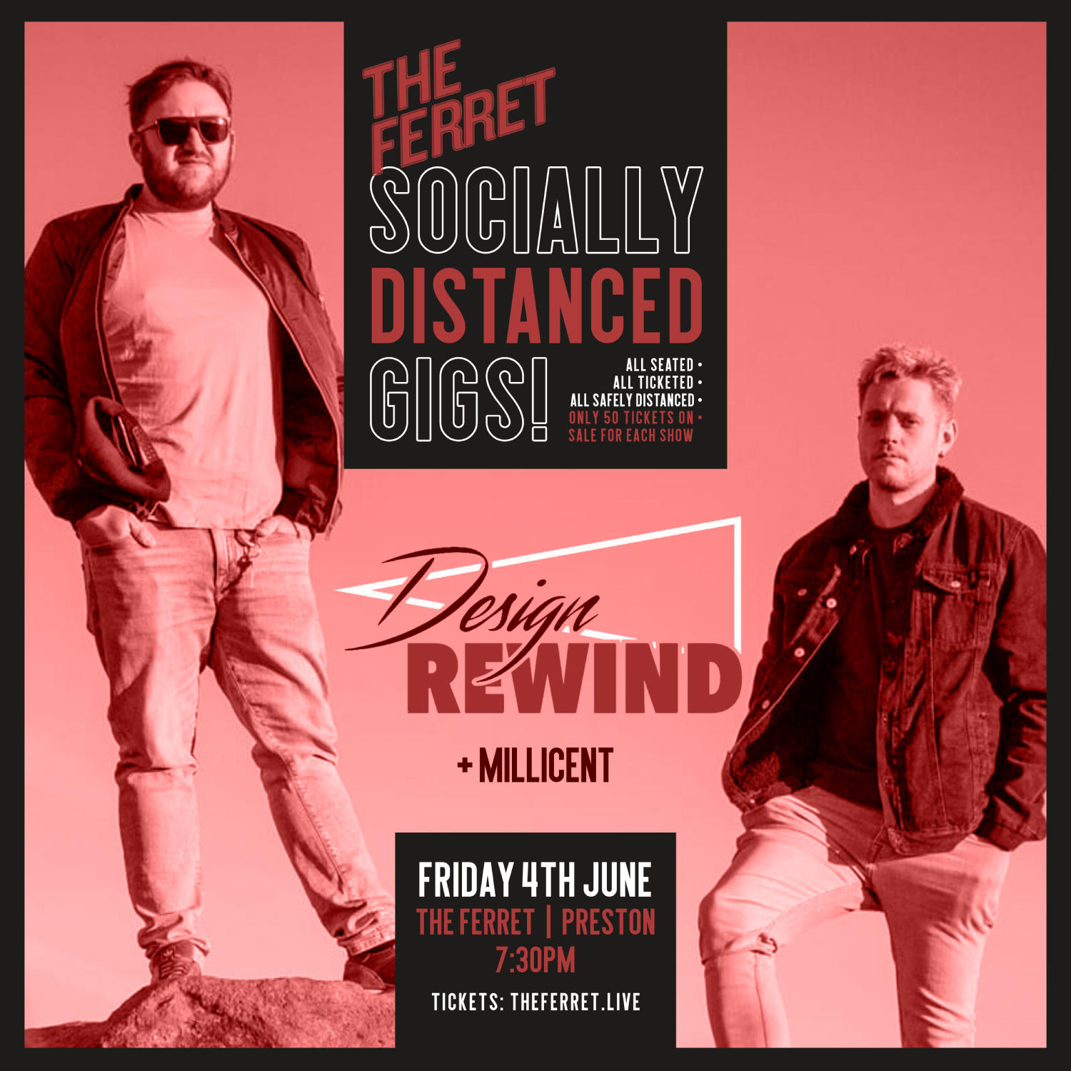 Design Rewind + MILLICENT - Socially Distanced Gig