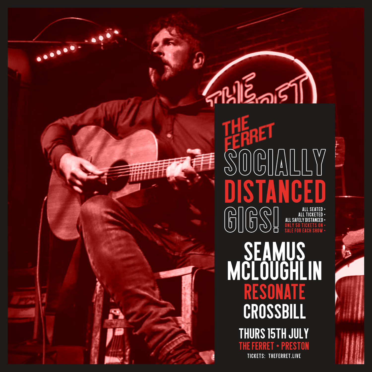Seamus McLoughlin + Resonate + Crossbill - Socially Distanced Gig