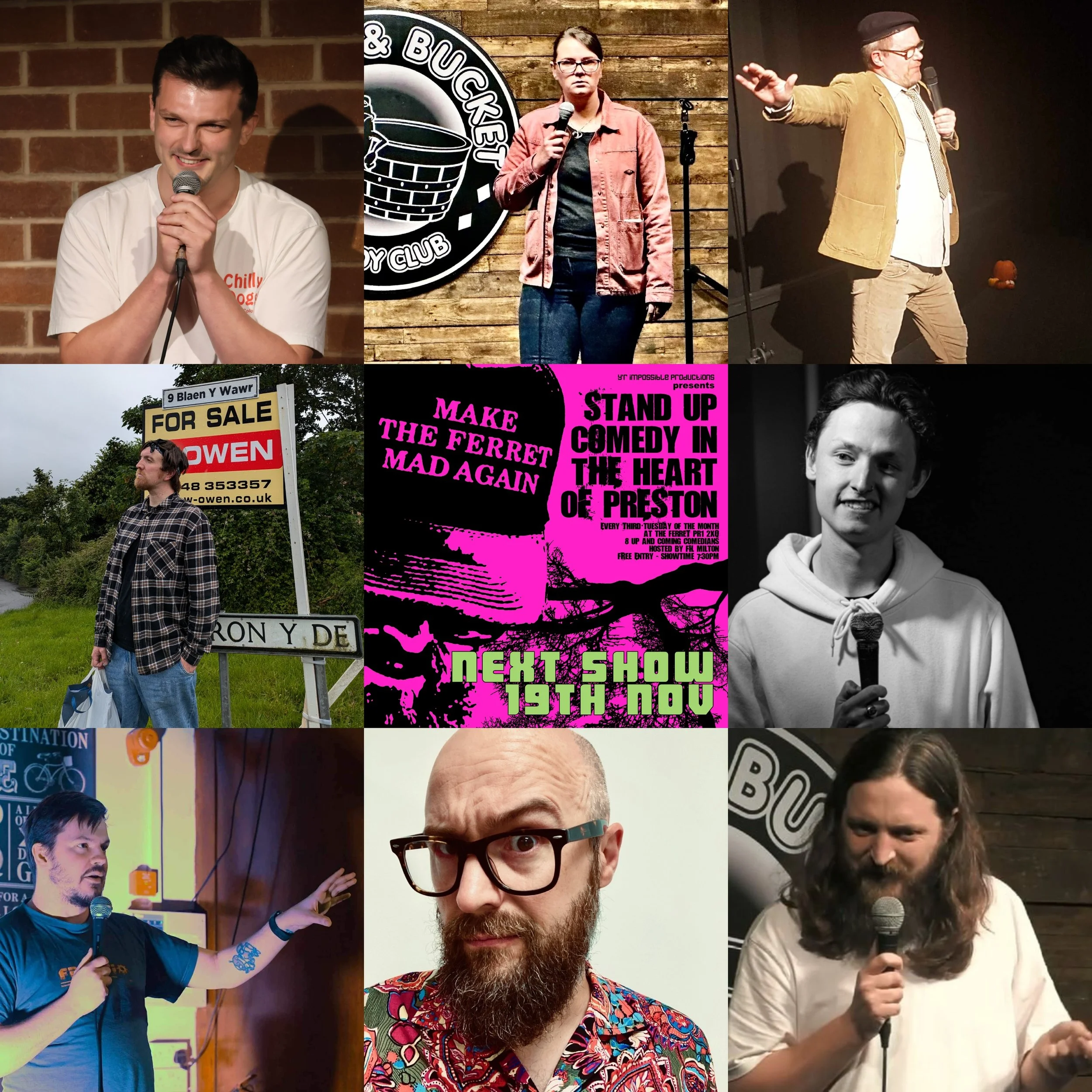 Make The Ferret Mad Again - Stand Up comedy in the heart of Preston! (November Edition)