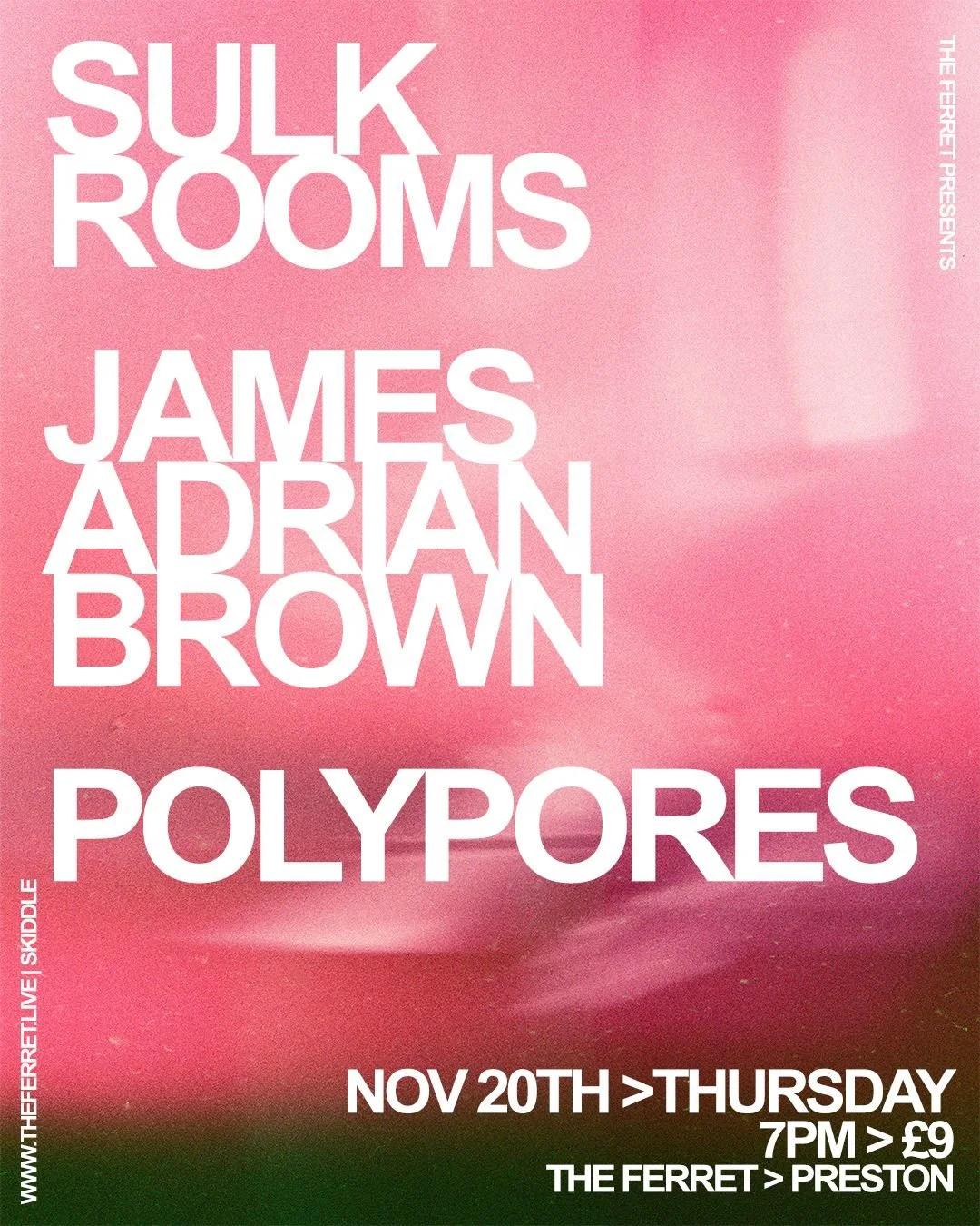 Sulk Rooms + James Adrian Brown + Polypores